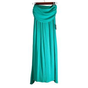 Happily Grey Skirt Side Slit Size Medium NWT Beach Vacation Comfy Soft